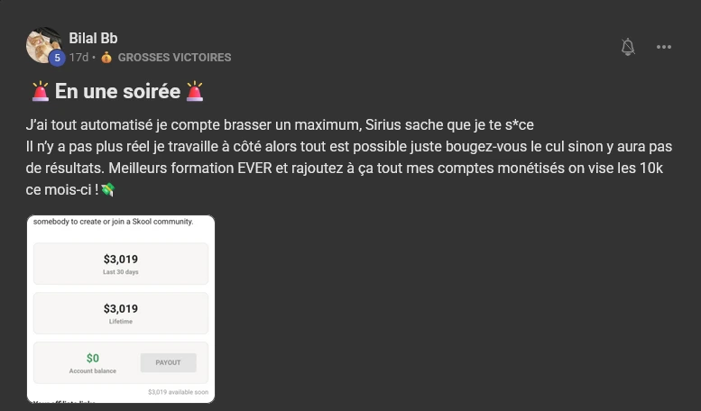 Témoignage de Bilal