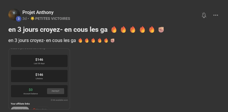 Témoignage de Projet
