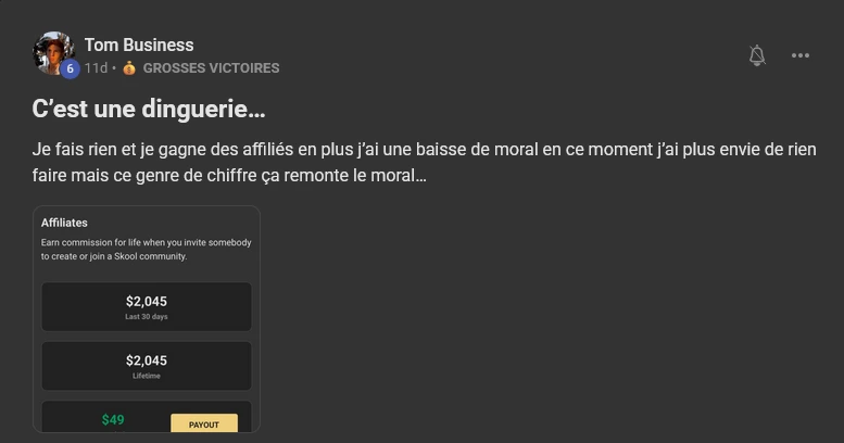 Témoignage de Tom